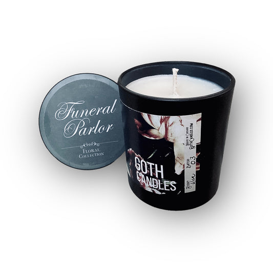 URN | Calla Lily | Funeral Parlor Collection | Goth Candles | Calla Lily Scent | Premium Soy Wax | Valentines Day Gift