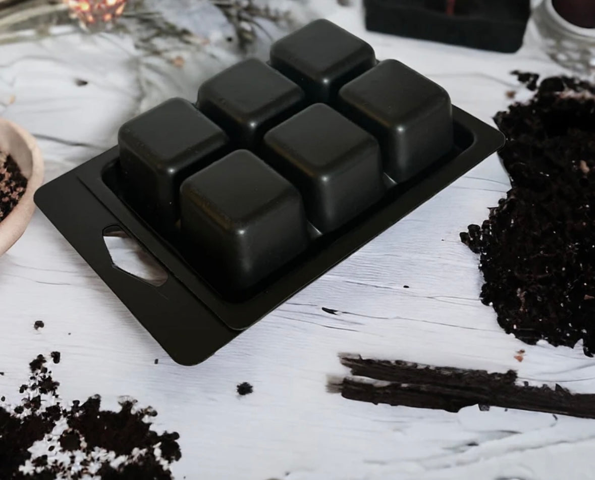 Soy Wax Melts | Lavender Pine | COLD DEAD HEART | Goth Candles | Goth Gift | 2.5oz Black Clamshell Soy Wax Melts Handmade