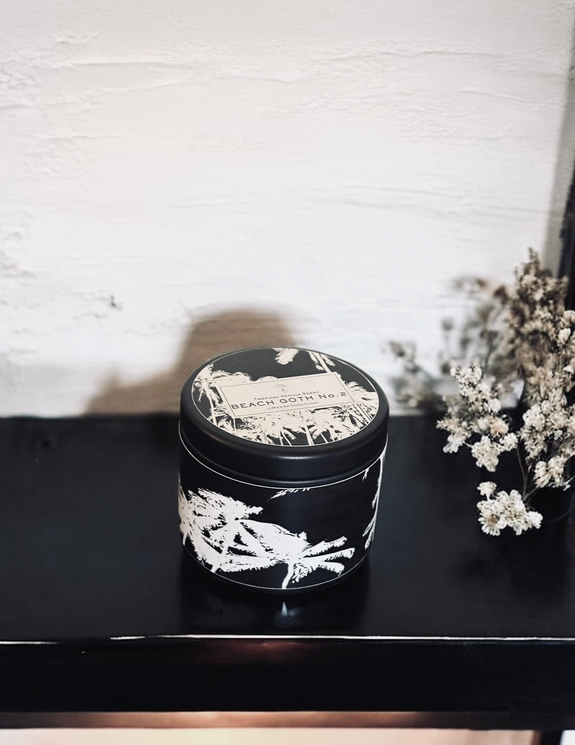 Limited Edition Goth Summer Travel Candle and Incense Bundle Set Soy Candle Suntan Lotion Tropical Vanilla Sea Salt Sandalwood Beach Goth