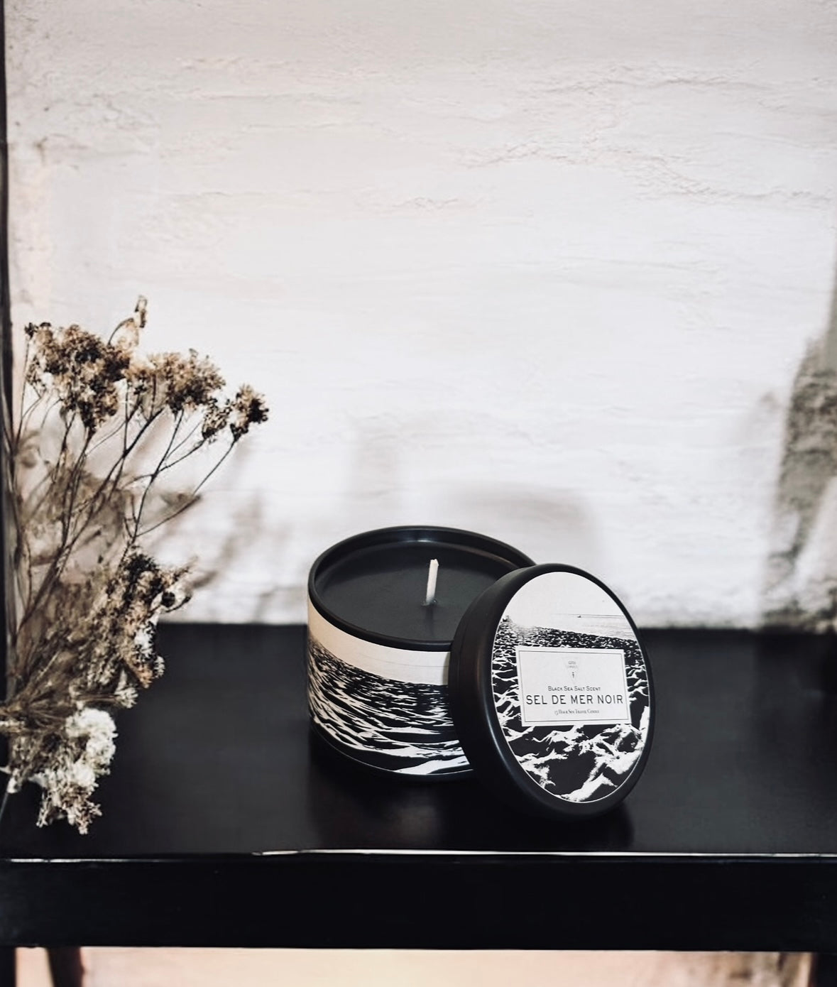 Limited Edition Goth Summer Travel Candle and Incense Bundle Set Soy Candle Suntan Lotion Tropical Vanilla Sea Salt Sandalwood Beach Goth