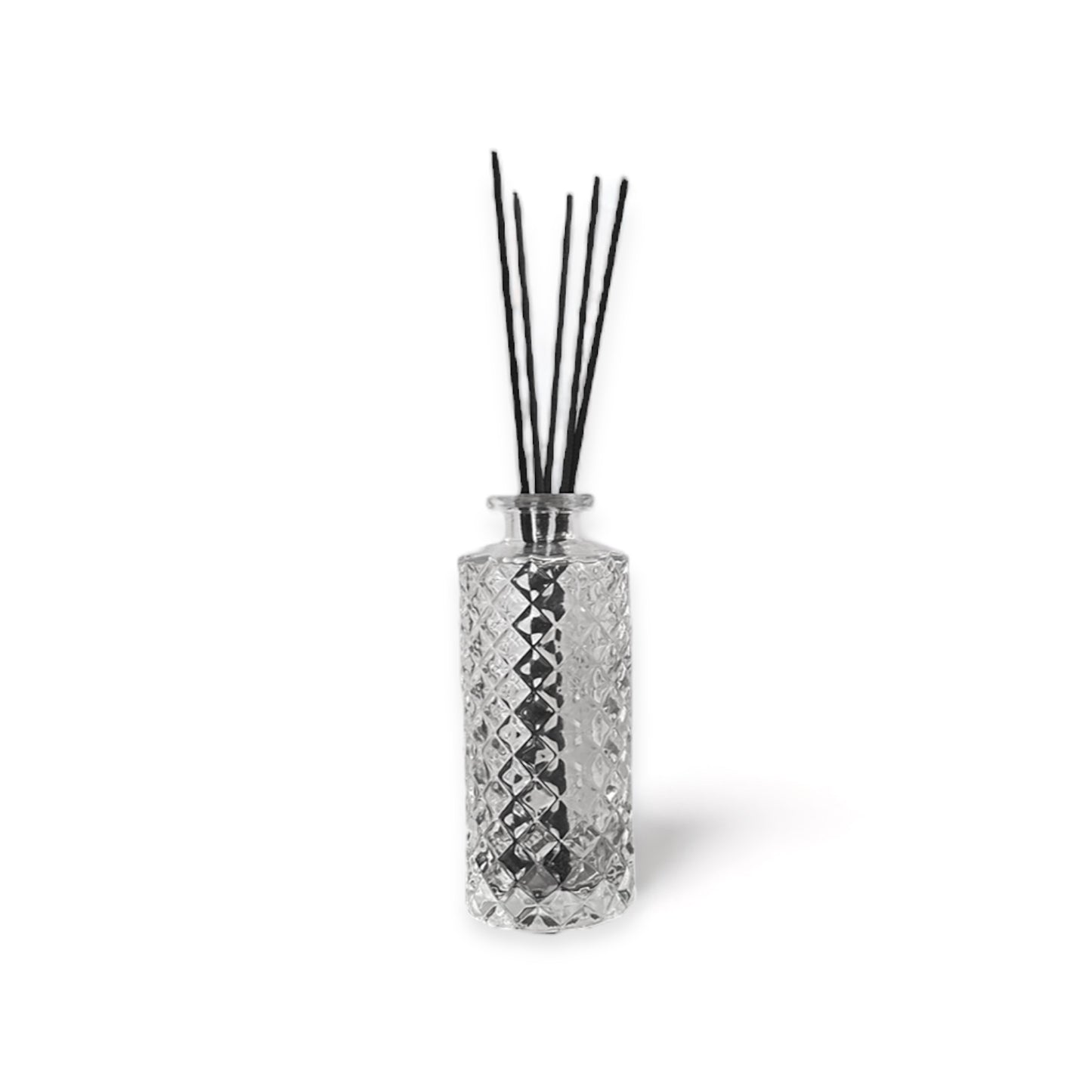 Clear Studded Reed Diffuser | Nag Champa | Palo Santo | Full Moon | Black Orchid | Graveyard Moss | 5oz bottle | Strong | Goth Candles