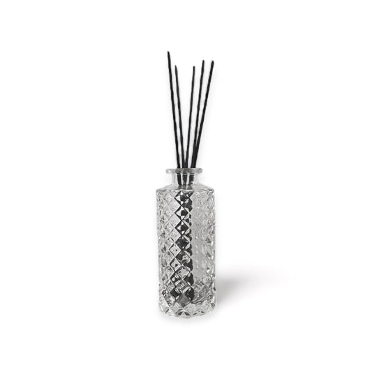 Clear Studded Reed Diffuser | Nag Champa | Palo Santo | Full Moon | Black Orchid | Graveyard Moss | 5oz bottle | Strong | Goth Candles