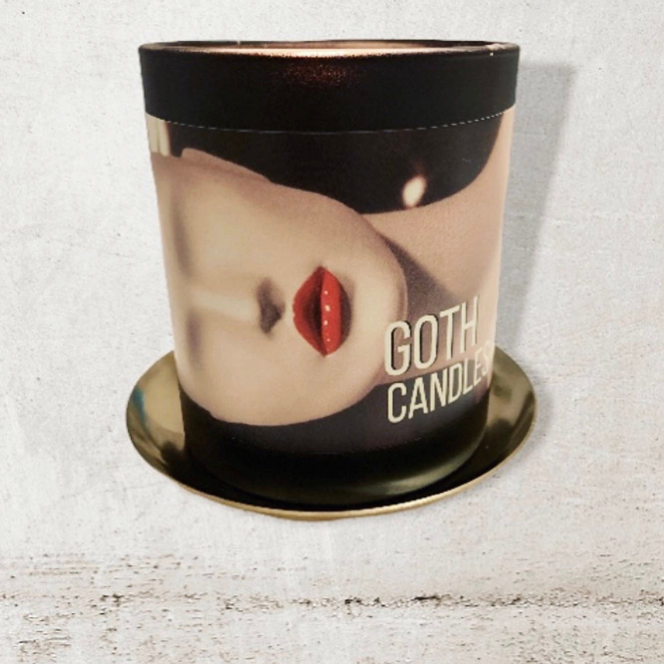 Black Orchid Luxury Soy Candle – Domme – Goth Candles Fetish Collection 10oz