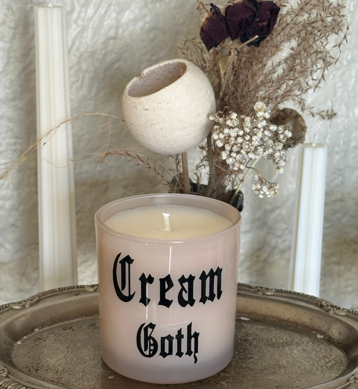 Dark Spiced Horchata CREAM GOTH  – Goth Candles 7oz