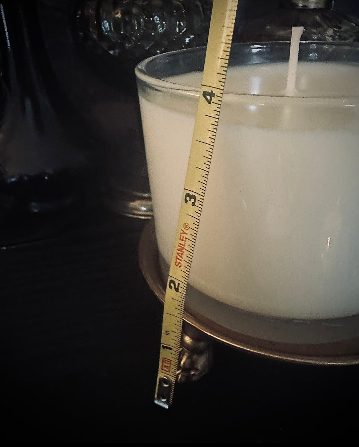 Necromance 12oz Clawfoot Soy Halloween Candle Limited Edition Goth Candles Dark Herb and Spice Scent