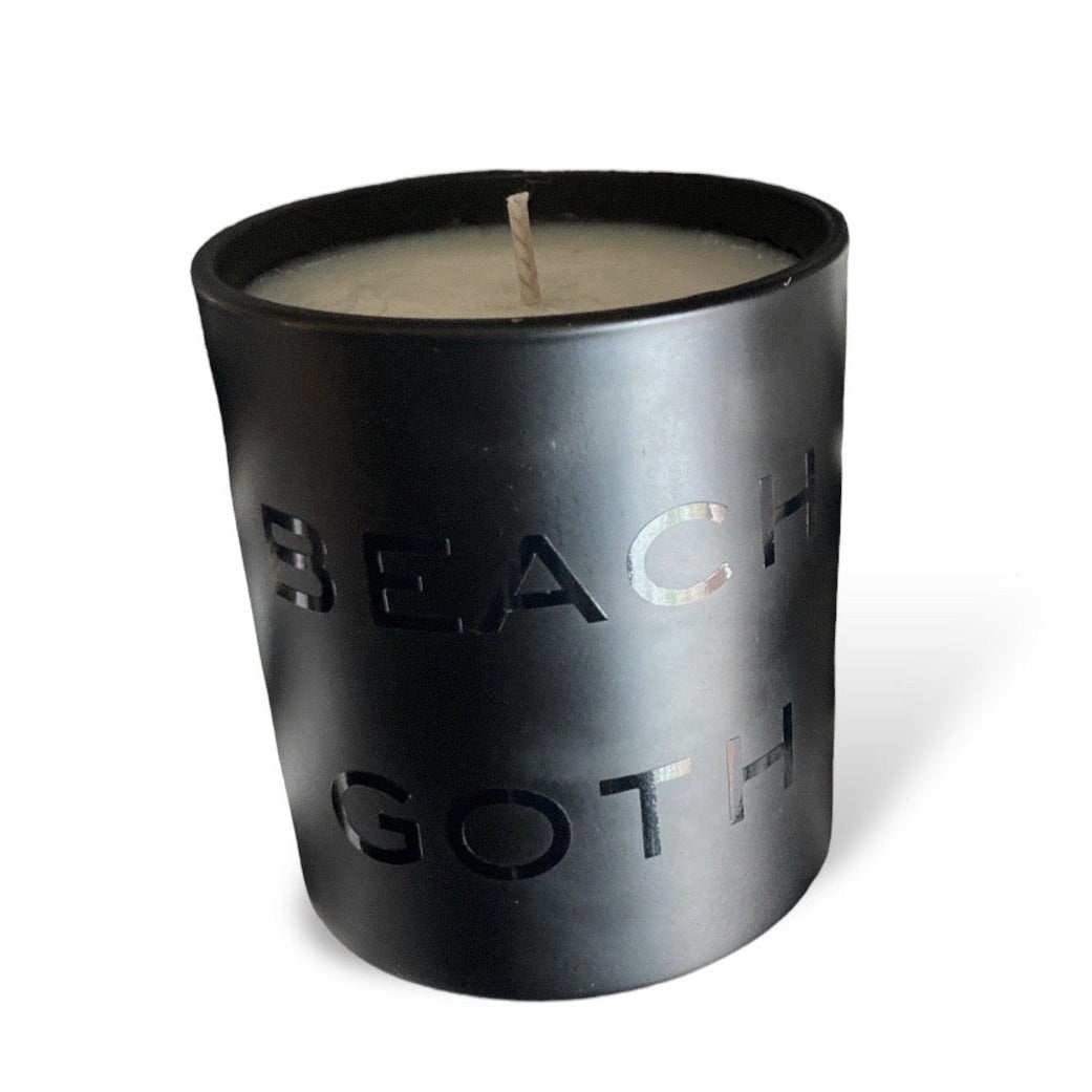 BEACH GOTH #1 Candle |Suntan Lotion Scent| Goth Candles | Summer Soy Candle | 10oz Vessel