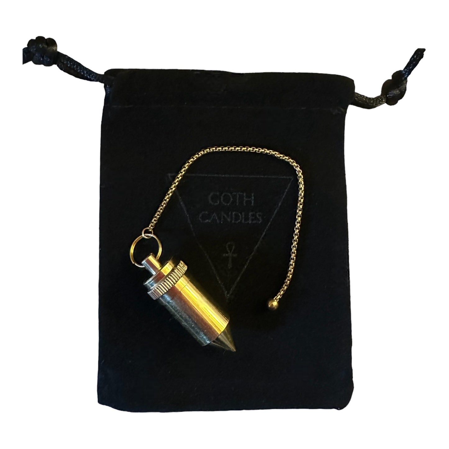 Heavy Brass Pendulum Spirit Tool Contact Energies