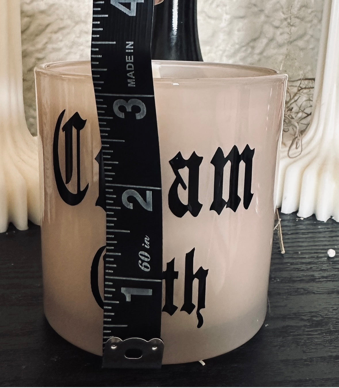 Dark Spiced Horchata CREAM GOTH  – Goth Candles 7oz