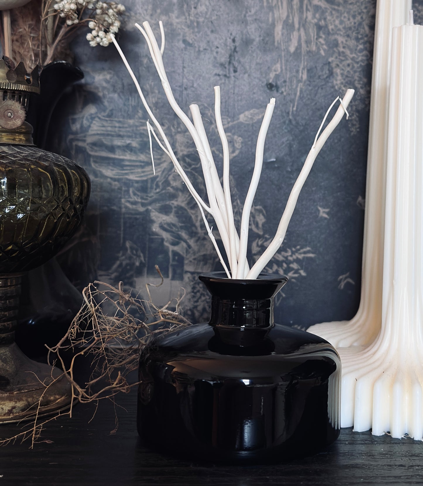 Driftwood Reed Diffuser SIREN Earth and Sea Goth Home Scent Non Toxic