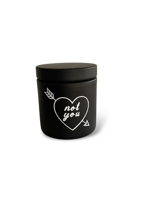 Tobacco Oud | Anti Valentines Candle | Goth Candles | 9oz Black Tin | Goth Valentines Gift | Soy Wax | Galentines |