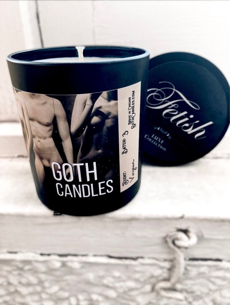 Santal Scent | VOYEUR | Goth Candles | Fetish Luxe Collection | Santal 33 Type | 10oz Vessel Soy Candle