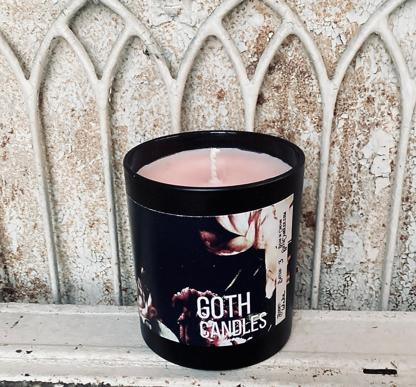 WAKE | Sweet Bouquet Floral Scent | Funeral Parlor Collection | Goth Candles | 10 oz Vessel | Premium Soy Wax | Valentines Day Gift