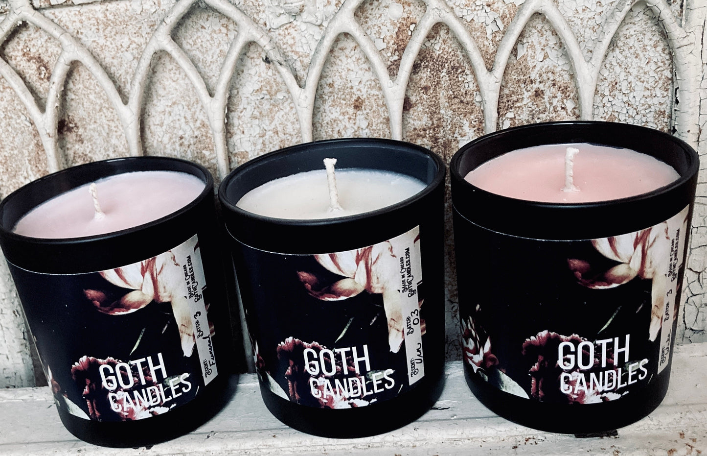 WAKE | Sweet Bouquet Floral Scent | Funeral Parlor Collection | Goth Candles | 10 oz Vessel | Premium Soy Wax | Valentines Day Gift