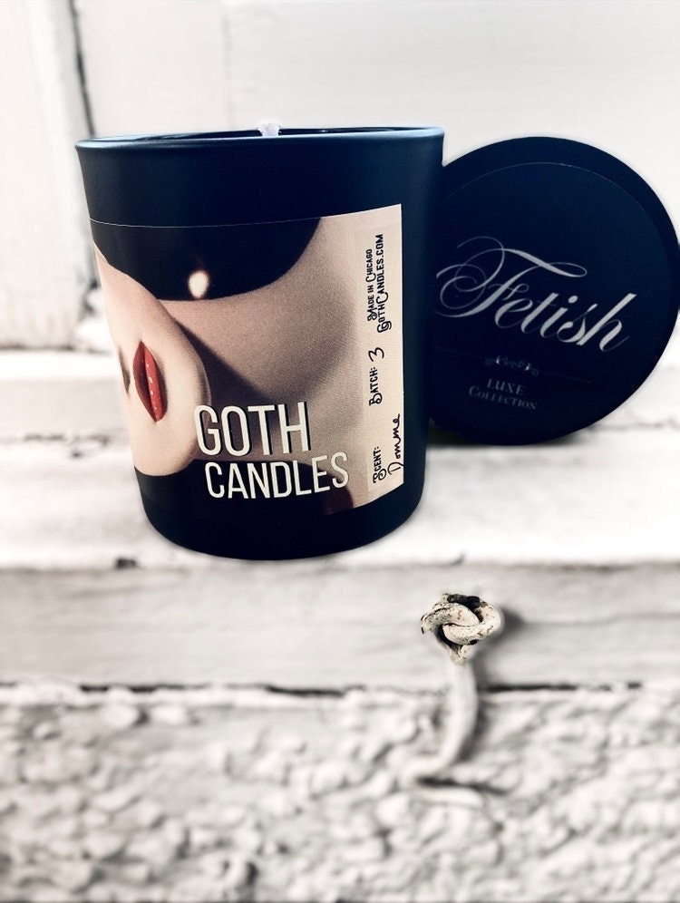Black Orchid | DOMME | Goth Candles | Fetish | Luxe Collection | Tom Ford Like | Premium Soy wax and Oil | 10oz Vessel